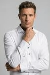 Businesshemd OLYMP "Level Five body fit", Herren, Gr. 37, N-Gr, bunt (wei&szlig; blau