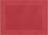 Platzset STUCO "Cadre", rot (weinrot), B:33cm L:45cm, Obermaterial: 75% Polyethylen,