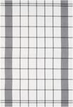 Geschirrtuch STUCO "karo", grau (grau, wei&szlig;), B:50cm L:70cm, 100% Baumwolle,