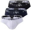 Slip EMPORIO ARMANI "Slip 3er Pack", Herren, Gr. S, bunt (wei&szlig;, schwarz,...