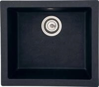 Einbausp&uuml;le RESPEKTA, schwarz, B:44cm H:19cm T:50cm, Verbundwerkstoff,