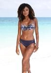 Bikini-Hose LASCANA "Malia", Damen, Gr. 42, N-Gr, grau (anthrazit), Microfaser,
