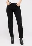 High-waist-Jeans ANGELS "DOLLY", Damen, Gr. 34, L&auml;nge 30, schwarz (jetschwarz),