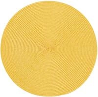 Platzset STUCO "Polypro", gelb, &Oslash;:35cm, Obermaterial: 100% Polypropylen, Platzsets,