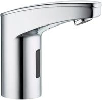 Waschtischarmatur STIEBEL ELTRON "WSN 20 Sensor-Armatur", silber (verchromt), B:23cm