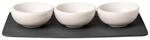 Dipschale VILLEROY & BOCH "Dipsch&auml;lchen Set NewMoon schwarz-wei&szlig;", bunt (schwarz,