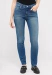 Slim-fit-Jeans ANGELS "Cici", Damen, Gr. 46, L&auml;nge 32, blau (mid blau used),
