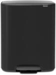 M&uuml;lleimer BRABANTIA "Bo Treteimer, 2 x 30L", schwarz (matt schwarz), B:54,1cm