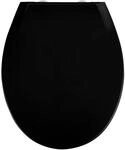 WC-Sitz WENKO "KOS", schwarz, B:37,5cm L:44cm, Thermoplast, WC-Sitze, WC-Sitz