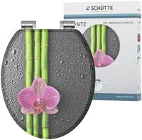 WC-Sitz SCH&Uuml;TTE "Asia", bunt, B:375cm L:435cm, MDF - Mitteldichte Holzfaserplatte,
