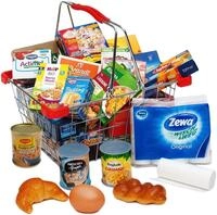Kaufladensortiment TANNER "Einkaufskorb", bunt, Kaufladensortimente, Kinder,