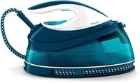 PHILIPS Dampfb&uuml;gelstation "GC7844/20 PerfectCare Compact", blau (blau, wei&szlig;),