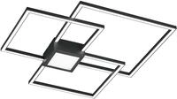TRIO LEUCHTEN LED Deckenleuchte "Hydra", grau (anthrazit), 1, H: 7cm, 1 Stk.,