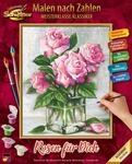 Malen nach Zahlen SCHIPPER "Meisterklasse Klassiker - Rosen f&uuml;r Dich", bunt,