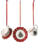 Dekofigur VILLEROY & BOCH "Ornamente Geschirrset Toy's Delight Decoration 3er Set