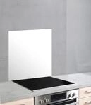 K&uuml;chenr&uuml;ckwand WENKO "Unifarben", wei&szlig;, B:60cm H:70cm, Glas,...