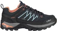 Wanderschuh CMP "RIGEL LOW WMN WP TREKKING SHOES", Damen, Gr. 37, blau (b.blau,