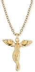 Kette mit Anh&auml;nger ENGELSRUFER "Engel", gold (gelbgoldfarben), Halsketten, Damen,