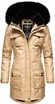 Wintermantel NAVAHOO "Wintermantel Tiniis", Damen, Gr. M, beige, Obermaterial:...