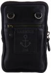 Mini Bag HARBOUR 2ND "Benita", Damen, Gr. B/H/T: 11cm x 16cm x 2cm, blau (navy),