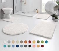 Badematte KLEINE WOLKE "RELAX, Badvorleger, Badezimmer Teppich" Gr. 41, wei&szlig;