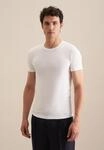T-Shirt SEIDENSTICKER "Schwarze Rose", Herren, Gr. M, wei&szlig;, 95% Baumwolle, 5%