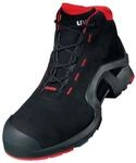Sicherheitsschuh UVEX "1 x-tended support Schn&uuml;rstiefel" Gr. 38, schwarz (schwarz,