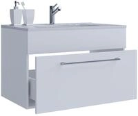 Waschtisch VCM "2-tlg. Waschplatz Waschtisch Badinos 1 Schublade", wei&szlig;, B:80cm