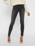 Skinny-fit-Jeans VERO MODA "VMTANYA MR S PIPING JEANS VI207 GA NOOS", Damen, Gr. L