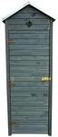 Garten-Ger&auml;teschrank PROMADINO "Babylon", grau (anthrazit), Holzwerkstoff,