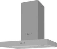 BAUKNECHT Wandhaube "DBHBS 64 LM X", Energieeffizienz: C, silber (edelstahlfarben),