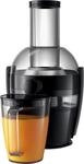 PHILIPS Zentrifugenentsafter "HR1856/70", schwarz, Entsafter, Viva Collection, mit