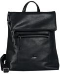 Rucksack GABOR "Mina", Damen, Gr. B/H/T: 29cm x 34cm x 13cm, schwarz, 100%