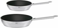 Pfannen-Set R&Ouml;SLE "ELEGANCE", silber (edelstahlfarben), &Oslash;:28cm, Pfannen,