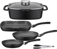 Topf-Set GSW "Gourmet Granit", schwarz, T&ouml;pfe, Topf-Set, Induktion