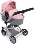Kombi-Puppenwagen CHIC2000 "Mika", bunt (grau, rosa), Puppenwagen, KinderB:41cm