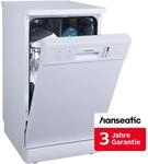 HANSEATIC Standgeschirrsp&uuml;ler "HG4585E97636W", Energieeffizienz: E, wei&szlig;,...