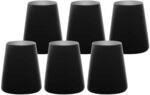 Glas ST&Ouml;LZLE "Becher Power 380 ml 6er Set", bunt (schwarz, silber), Glas,