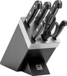 Messerblock ZWILLING "Gourmet", schwarz, B:11,5cm H:20cm L:25,4cm, Messerbl&ouml;cke,