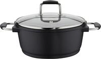 Kochtopf GSW "Scala", schwarz, H:11cm &Oslash;:24cm, T&ouml;pfe, Kochtopf, Induktion