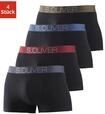 Boxer S.OLIVER "Boxershorts f&uuml;r Herren", Herren, Gr. M, 4 Stk., bunt (schwarz,