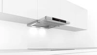 BOSCH Flachschirmhaube "DFS067K51", Energieeffizienz: A, silber (edelstahlfarben),
