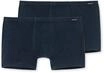Boxershorts SCHIESSER "Essentials", Herren, Gr. 6, blau (803, dunkelblau), Single