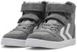 Sneaker HUMMEL "SLIMMER STADIL LEATHER HIGH JR", M&auml;dchen, Gr. 32, grau, Leder,