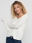 ONLY "ONLCAMILLA V-NECK L/S PULLOVER KNT NOOS" Materialmix, regular fit