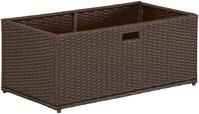 Auflagenbox MERXX, braun, B:95cm H:39cm T:49cm, Geflecht Polyrattan,