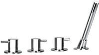 Wannenarmatur OTTOFOND "U10000", grau (chrom), B:24cm H:15cm T:22,5cm, Messing,