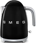 SMEG Wasserkocher "KLF03BLEU", schwarz, B:22,3cm H:24,8cm T:17,1cm, Wasserkocher,