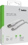 BELKIN USB-Kabel "USB-C/USB-A Kabel ummantelt, 2m", schwarz, 200cmcm, Kabel,