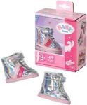 Puppenkleidung BABY BORN "Sneakers silber, 43 cm", silber (silberfarben),